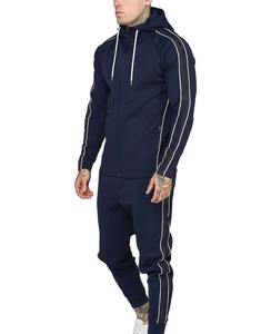 Chándales para hombres Jogging Running Gym Wear Invierno Cremallera completa Sudaderas con capucha Traje Hombres Conjuntos Ropa - Product Image 1