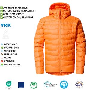 Chaqueta con Capucha de Nailon Ecológica, Impermeable y Transpirable para Invierno, con Logotipo Personalizado, Deportiva, Cálida y Resistente al Viento para Hombre - Product Image 1