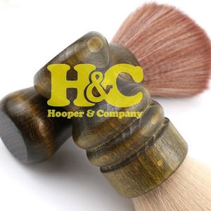 Pinceau à raser pour homme Hooper Company HAC-SB-00184, poils de blaireau Silvertip, manche en bois, design personnalisé, durable, pour salon de coiffure - Product Image 5