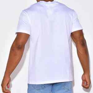 Conjunto básico de camiseta y pantalones cortos liso personalizado al por mayor para hombre, conjunto doble de 2 piezas transpirable y sencillo de verano - Product Image 4