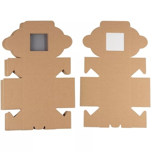 Cajas de Cartón para Punto de Venta Kraft con Ventana para Pastelería, Panadería, Donas, <span class=keywords><strong>Caja</strong></span> de Alimentos Fácil de Ensamblar - Product Image 5