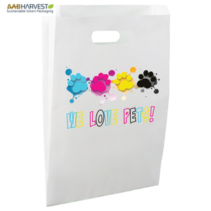 Wholesale Strong Durable and Tear-Resistant Shopping <b>Bags</b> with Die Cut Handles Different Sizes and Colors for Supermarket Use - Product Image 4