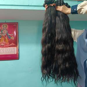 Venta al por mayor de pelo Remy indio sin procesar de la cutícula virgen alineada de pelo humano natural de onda profunda de los vendedores de paquetes baratos - Product Image 1