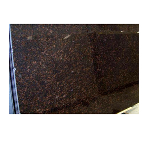 Dalles de granit brun tan de qualité supérieure-Pierre naturelle polie pour les revêtements de sol, les comptoirs et les revêtements muraux - Product Image 1