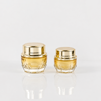 Ensembles d'emballages cosmétiques de luxe 30g 50g 40ml 100ml 120ml Flacons de lotion blanc nacré brillant dégradé or pour crème visage