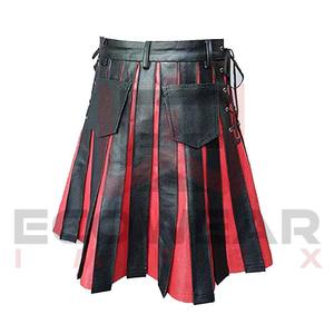 Kilts en cuir de style nouveau à prix de gros, logo personnalisé pour adultes, kilts en cuir pour hommes de style nouveau à prix de gros - Product Image 1