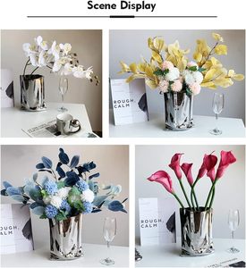 Florero de Metal de lujo elegante Acabado liso Decoración de mesa Perfecto para la decoración del hogar Precio asequible Hecho EN LA India - Product Image 5