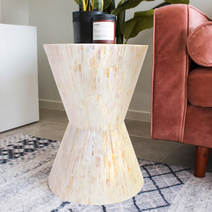 Best Selling Modern High Quality Durable Handmade Rattan/<b>Wicker</b> <b>Coffee</b> <b>Table</b> OEM Wholesale Mother Pearl Inlay Living Room - Product Image 6