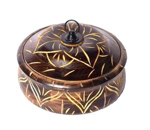 กล่องฝากระป๋องด้วยมือทำจากไม้ธรรมชาติมีสไตล์พร้อมช้อนดีไซน์ทันสมัยสำหรับการนำเสนออาหารในครัวเรือน - Product Image 5