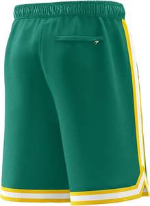 Bermudas de poliéster de secado rápido para hombre, pantalones cortos OEM de fabricante de China, cintura elástica, ropa deportiva para gimnasio, malla de algodón transpirable - Product Image 4