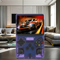Konsol Game Genggam R36S Retro Layar IPS 3.5 Inci Terlaris dengan Sistem Operasi Linux Terbuka Wi-Fi 64GB 15000+ Game