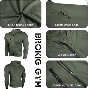Chaqueta Cortavientos Larga de Diseñador para Hombre al por Mayor, con Bolsillos Delanteros, Ligera, Cortavientos, Impermeable, Informal, para Invierno - Product Image 6