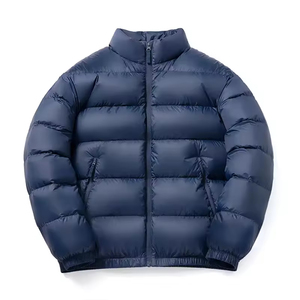 Veste d'hiver à bulles OEM de qualité supérieure pour hommes, manteau de vente en gros à col montant, coupe-vent, chaud, respirant, imperméable - Product Image 2