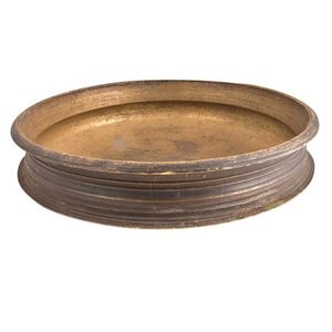 Urli fait à la main en laiton de couleur Antique traditionnelle sud indien en Bronze pour la décoration de la maison Diwali décoration 5.4x17 pouces MP-122 - Product Image 1