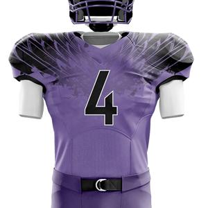 Vente en gros de haute qualité multi-design uniformes de football américain pour les jeunes hommes manches courtes XL ensembles légers - Product Image 5