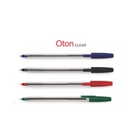 Stylo bille rechargeable personnalisable 0,7 mm, pointe 1,0 mm, multifonctionnel, prise en main ergonomique, bleu/noir/rouge/vert, plastique durable