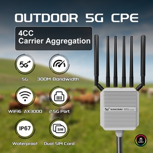 <span class=keywords><strong>Precio</strong></span> de fábrica 4CC Carrier Aggregation SDX75 Impermeable IP67 WiFi6 AX3000 ODU 5G Outdoor 5G SIM Router - Product Image 2