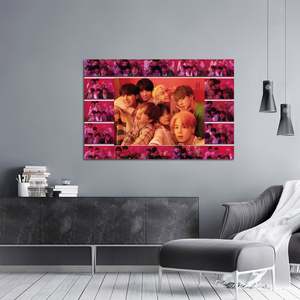 Modern for BTS <b>Poster</b> Selfie Made of Paper for Wall Decor - Product Image 3