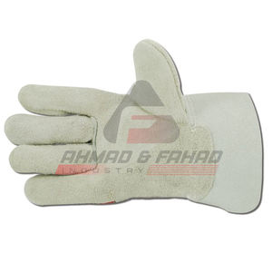 Gants de sécurité en cuir respirant bon marché en gros pour la construction extérieure Gants de sécurité en cuir adaptés à l'hiver - Product Image 4