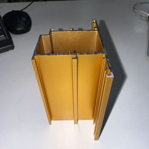 Profilé de cadre de porte et fenêtre en aluminium anodisé or de Song Hong aluminium Vietnam phu tho province - Product Image 2