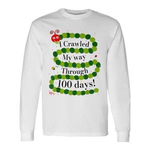 Camiseta de Manga Larga para el 100 Día de Clases 'Recorrí Mi Camino'-Camiseta Promocional de 100 Días Felices - Product Image 1