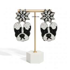 ต่างหูลูกปัดหลากสีสัน ของขวัญสำหรับฤดูร้อนและชายหาด เครื่องประดับทำมือ ต่างหูลูกปัดรูปหยดน้ำ สไตล์โบฮีเมียน ต่างหูห้อยสำหรับผู้หญิง - Product Image 5