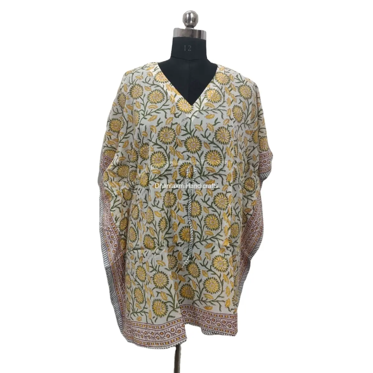 Đầm Đi Biển Đầm Quấn 1 MảNh Áo Kaftan Ngắn Bằng Vải Cotton Đầm Dáng Dài Phong Cách Hippie Boho Boho Kimono Áo Kaftan