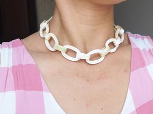 Collier de luxe en corne de buffle fait à la main, bijoux naturels et durables pour femmes, haute qualité - Product Image 6