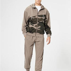 Conjunto Deportivo de 2 Piezas de Felpa de Algodón Sólido Vintage Personalizado para Hombre, Sudadera con Capucha y Pantalones Deportivos para Gimnasio y Fitness, Tallas Grandes, Invierno - Product Image 3