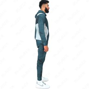 Wholesale OEM Two-Piece Sweat Suits Lightweight Seamless Jogger Sets Custom Logo Polyester Two Piece Dot Printed Tracksuit Sets - Product Image 3