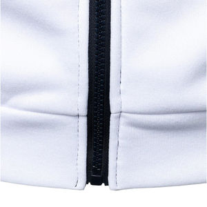 Sudadera con capucha personalizada de alta calidad, sudadera de gran tamaño con logotipo estampado de soplo, sudadera de algodón con doble cremallera, sudadera con cremallera de lana de peso pesado - Product Image 6