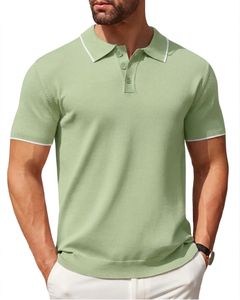Camiseta Polo de Hombre de Alta Calidad en Poliéster y Algodón, Personalizable con Logotipo Bordado, Servicio OEM - Product Image 1