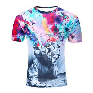 เสื้อยืดลำลองพิมพ์ลายสำหรับผู้ชายเสื้อยืดพิมพ์ซับลิเมชัน2025ออกแบบโลโก้ได้ตามต้องการ - Product Image 1