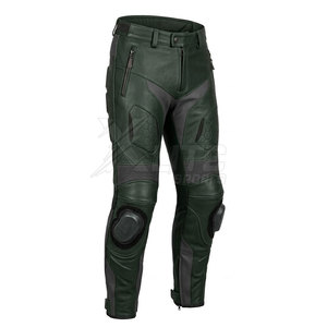 Nouveauté : Pantalon de moto unisexe en cuir respirant et flexible pour toutes les saisons, avec coutures de sécurité et design moderne - Product Image 2
