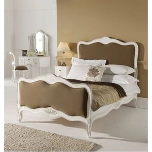 Cama Provincial Clásica Francesa-Duco Blanco Caoba-83 - Product Image 1