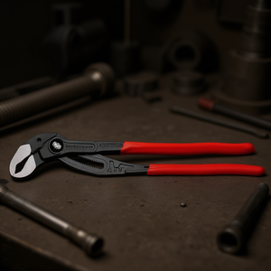 ประแจจับท่อและคีมปั๊มน้ำ Knipex Cobra XL/XXL สีเทาเคลือบอะทราเมนต์ หัวขัดเงา ด้ามจับเคลือบพลาสติก - Product Image 3