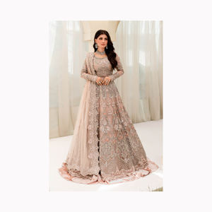Venta caliente de la boda y del Festival de desgaste de las mujeres Lehenga Choli bordado de trabajo nupcial Lehanga Choli para la exportación medio Sari lehenga - Product Image 6