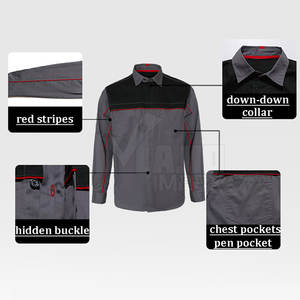 ชุดทำงานสะท้อนแสงแขนยาวชุดทำงานโดยรวม - Product Image 6