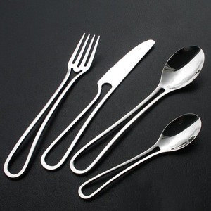 Wholesale Restaurant Luxury Rose Gold Polished Wedding <b>Set</b> Luxury Restaurant High Quality <b>Marble</b> Handle Cutlery <b>Set</b> - Product Image 6