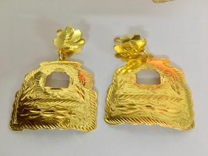 Best Selling 18K Gold Plated <b>Copper</b> Micro Earrings Handmade Vintage European Style Strand <b>Chains</b> for Women's Party Wedding Gift - Product Image 6