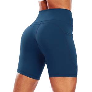 Pantalones cortos de yoga deportivos personalizados para mujer, sin costuras, suaves, de cintura alta, con glúteos de melocotón, ropa atlética, Push Up, pantalones cortos de entrenamiento para gimnasio - Product Image 2