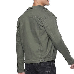 Veste en jean pour homme à manches longues, nouvelle arrivée, fabrication en usine, vente en gros personnalisée - Product Image 2