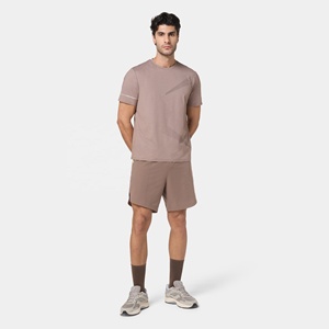 Camiseta Deportiva, Talla Estadounidense, Logotipo Personalizado, 95% Algodón, 5% Elastano, Transpirable, Corte Ajustado, Manga Corta, Ropa de Entrenamiento para Hombre con Estampado - Product Image 3