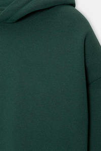 Sweat à capuche épais et élégant 500GSM en éponge française 100% coton pour hommes pull blanc personnalisé en relief Streetwear épaule tombante de haute qualité - Product Image 6