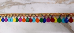 Garnitures en dentelle colorées vibrantes pour vêtements pour enfants et vêtements de fête Approvisionnement OEM en gros avec expédition rapide - Product Image 2