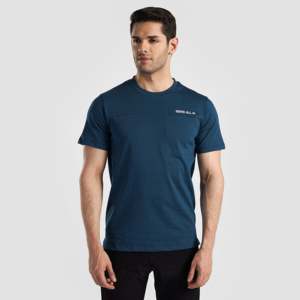เสื้อยืด Power Move สีเขียวอมฟ้า ผลิตจากผ้าเจอร์ซีย์โพลีเอสเตอร์ 100% - Product Image 1