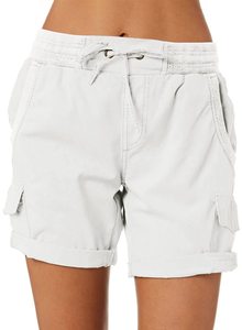 Pantalones cortos Cargo de cuatro bolsillos informales de cintura alta para mujer, versión holgada para exteriores, diseño transpirable - Product Image 3