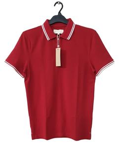 เสื้อกอล์ฟแขนสั้นผู้ชาย ผ้าฝ้าย 100% ป้องกันรอยยับ ระบายอากาศ แห้งเร็ว รับสกรีนโลโก้ ขายส่ง - Product Image 1