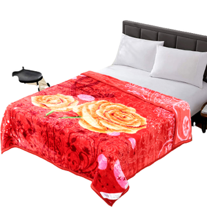 2PLY 100% Polyester Raschel Mink Blankets Heavy 8kg Double Bed Throws pour un sommeil confortable - Product Image 1