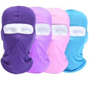 Cheap Wholesale Solid Color Polyester Balaclava Full Face <b>Mask</b> Outdoor Motorcycle Ski Balaclava - Product Image 1